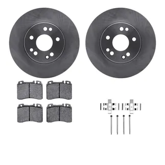 R1 Concepts WFWH1-63046 E- Line Series Brake Rotor W/ Ceramic Brake Pads & Hdw